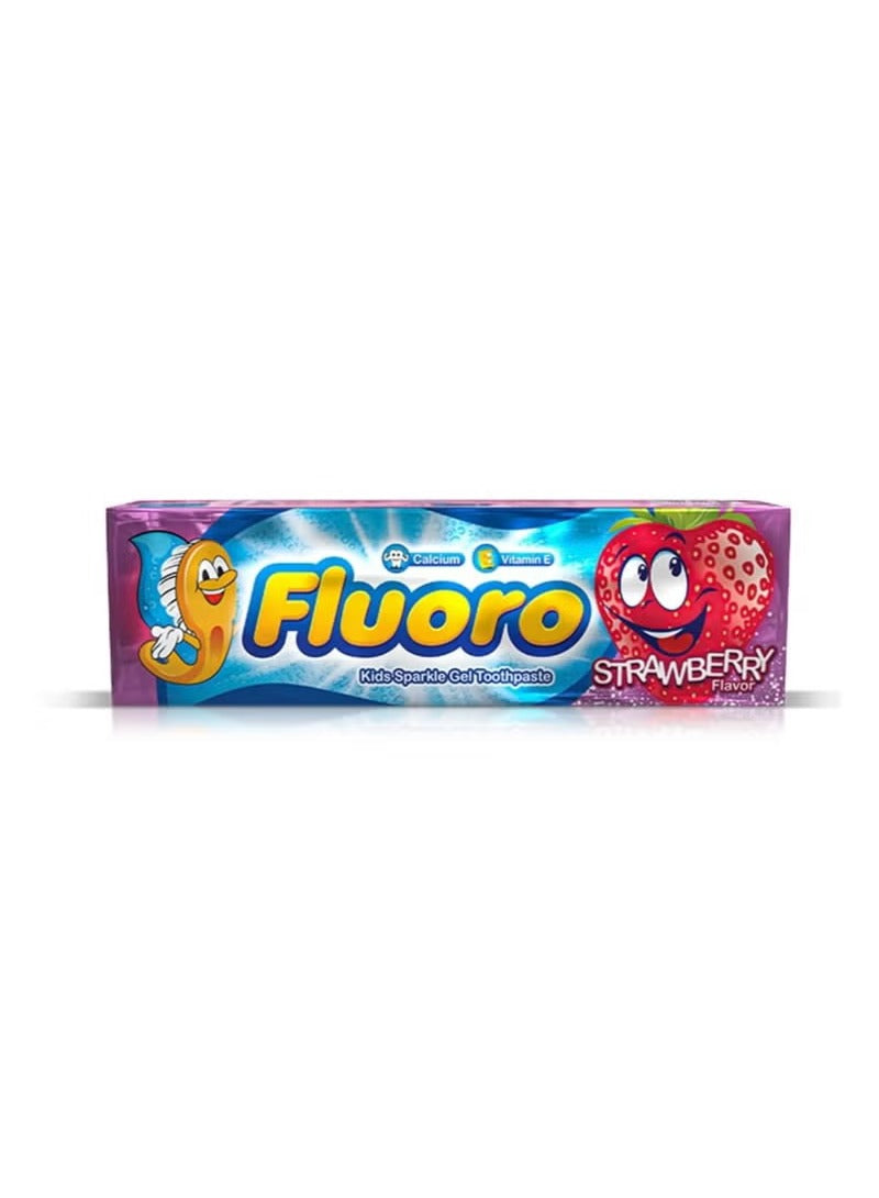 Fluoro Kids Strawberry Gel Tooth Paste