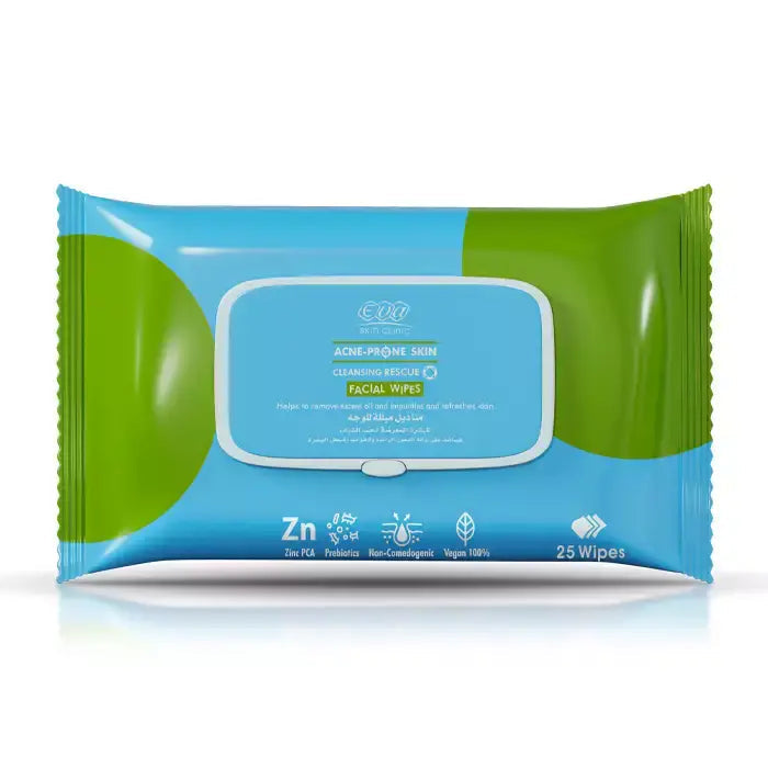 Acne Prone Skin Facial Wipes 25 Wipes