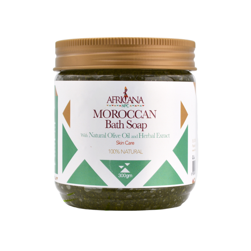 Moroccan Bath Soap With Natural Olive Oil And Herbal Extract 300Gm