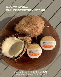 Solar Shell Sunscreen Cream With Coconut Oil Spf 50+ 50Ml