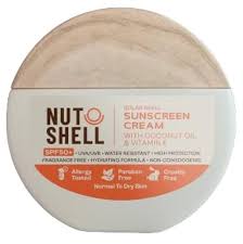 Solar Shell Sunscreen Cream With Coconut Oil Spf 50+ 50Ml