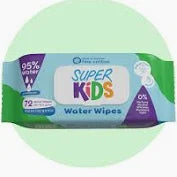 Superkids Water Wipes 72 Wipes