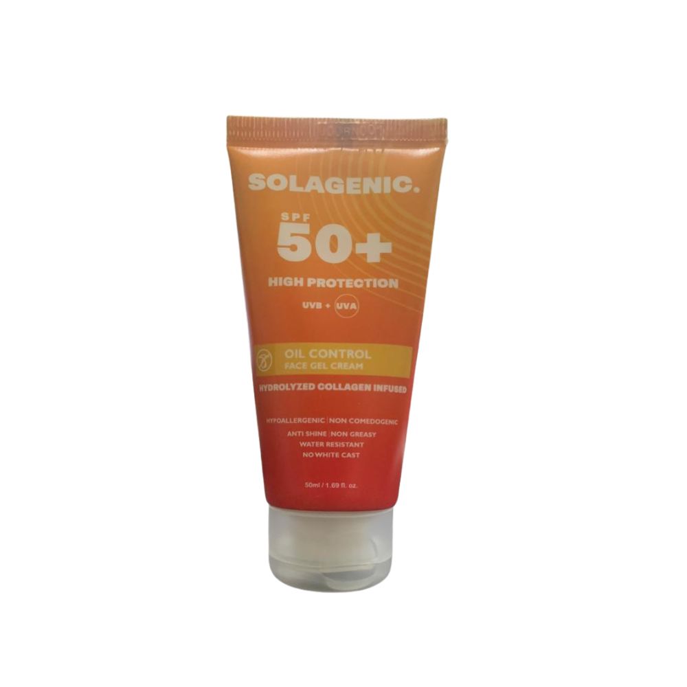 Solangenic Tinted Oil Control Face Gel Cream 50+ Spf 50Ml