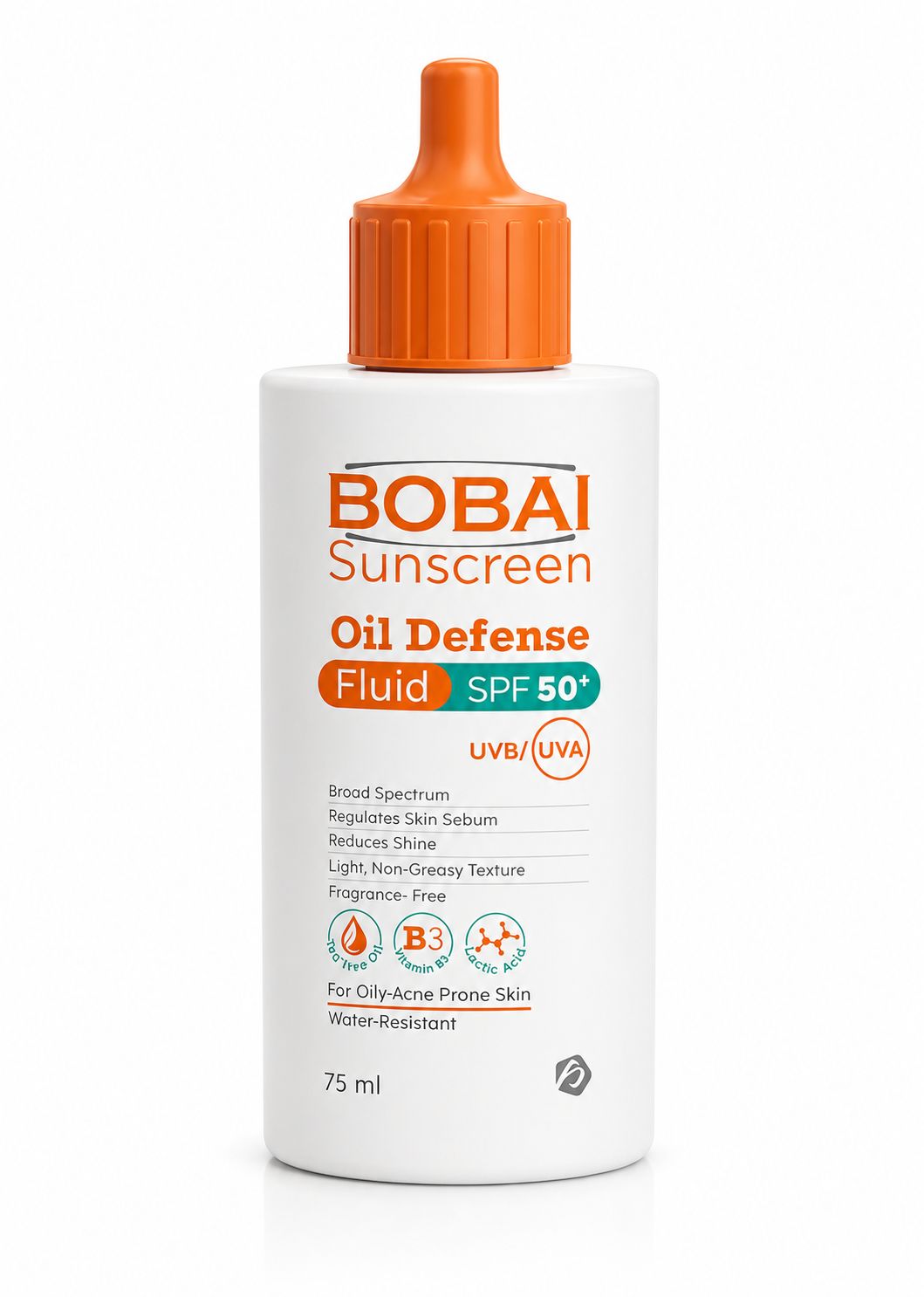 Sunscreen Oil Defense Fluid Spf 50+ 75Ml | واقي شمس بعامل حماية 50+