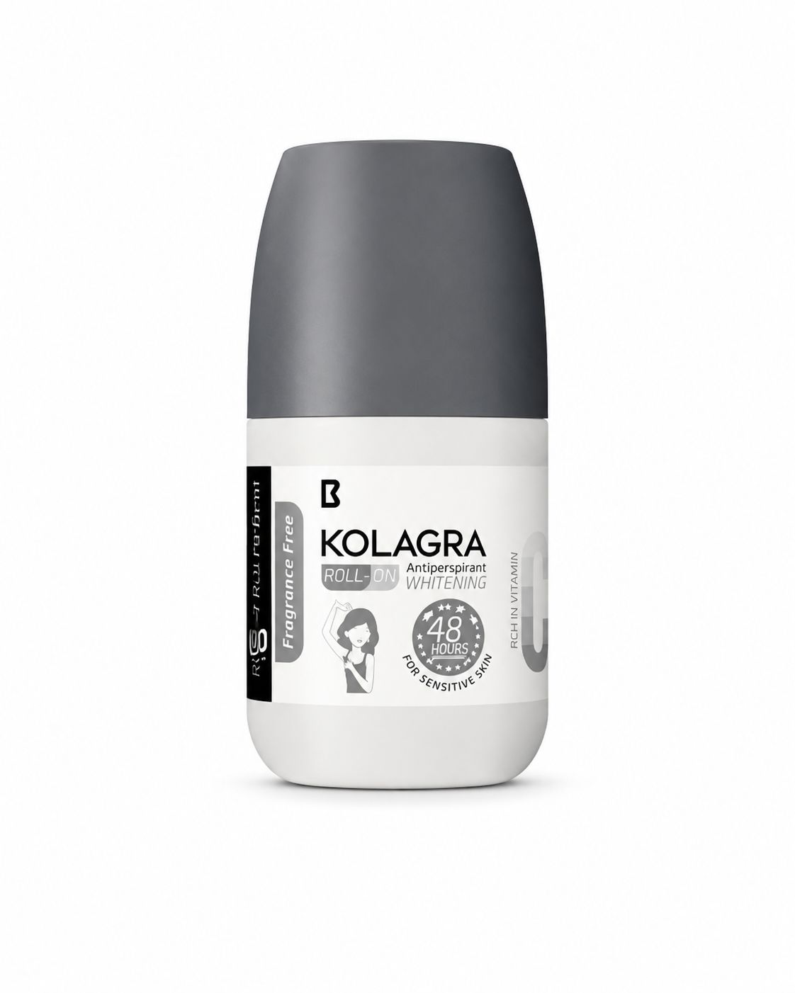 Kolagra Whitening Roll On 2*1 Promo Pack 1+1 Fragrance Free | مزيل عرق تفتيح