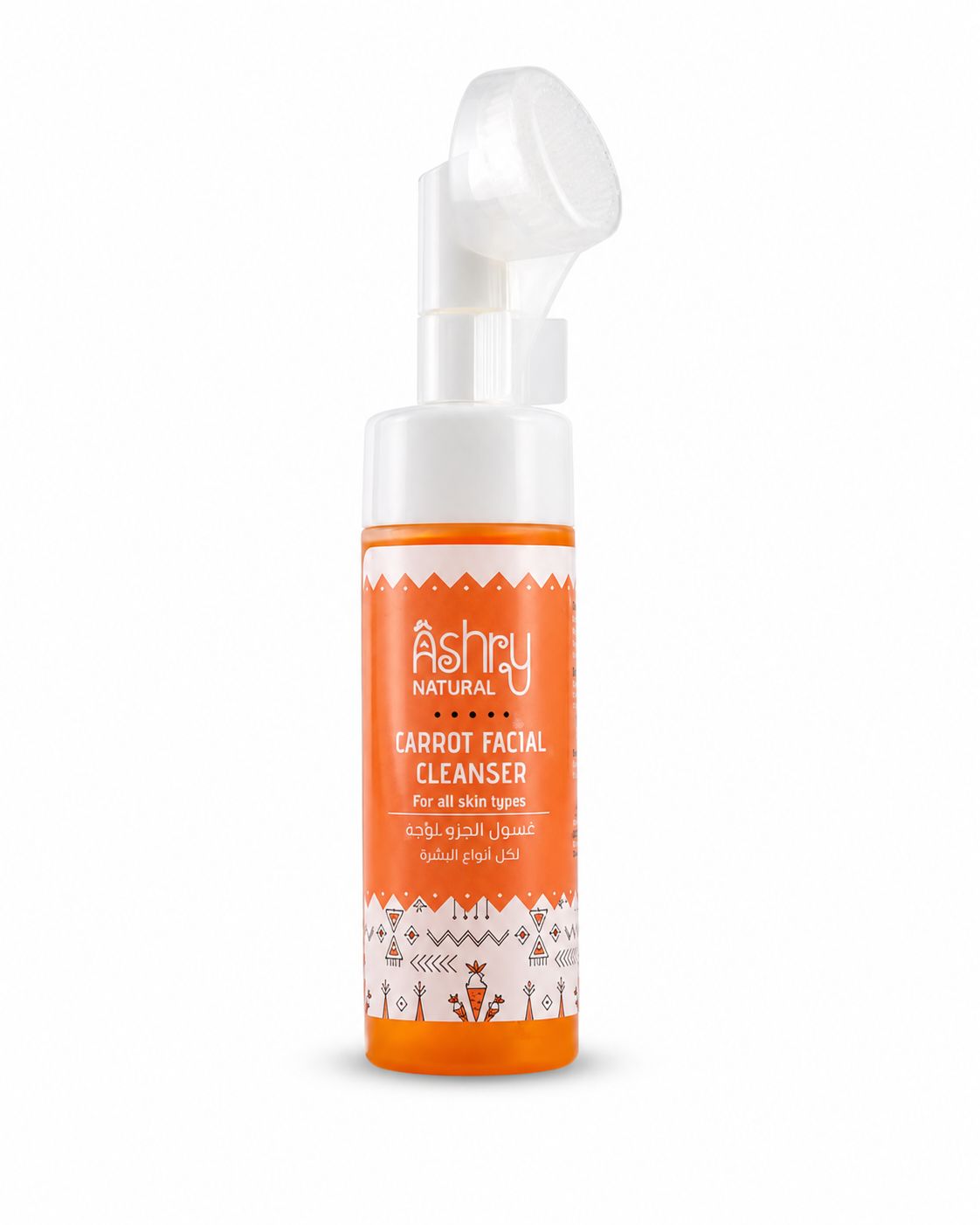 Ashry natural Carrot facial gel cleanser 150ml