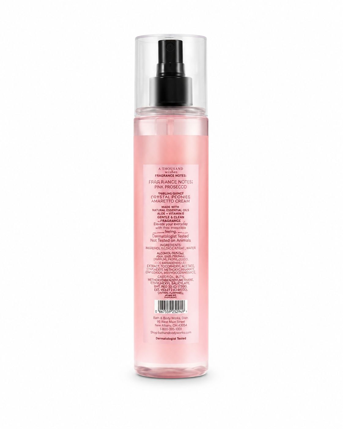 Body Splash Pink At Heart