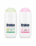 Whitening Roll-On Deodorant Pink Bubble + Roll-On Deodorant Passion Peek (1+1) Promo Pack | مزيل عرق تفتيح