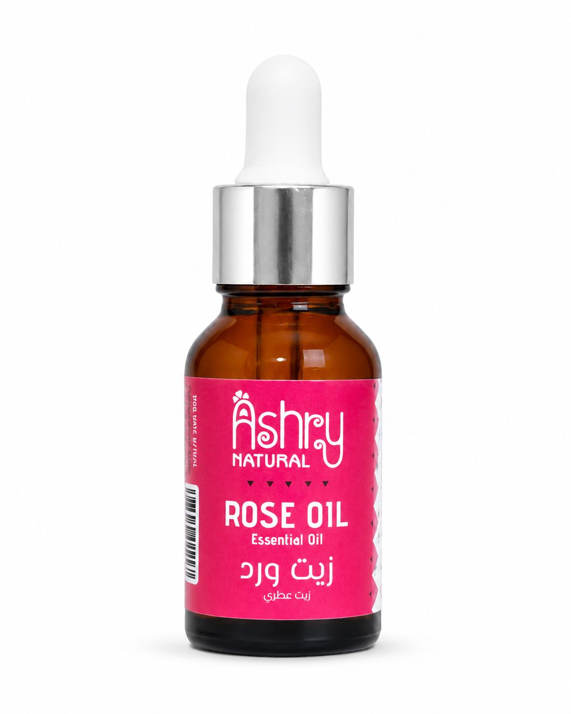 ashry natural Rose oil essential 20ml | زيت طبيعي