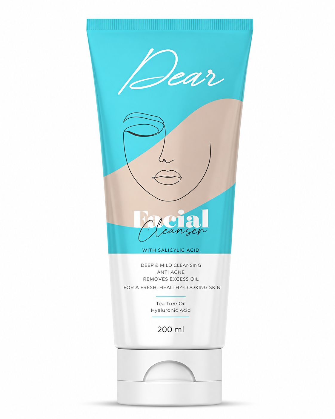 Facial Cleanser For Oily&Acne Prone Skin 200Ml | غسول وجه للبشرة المعرضة لحب الشباب تنظيف