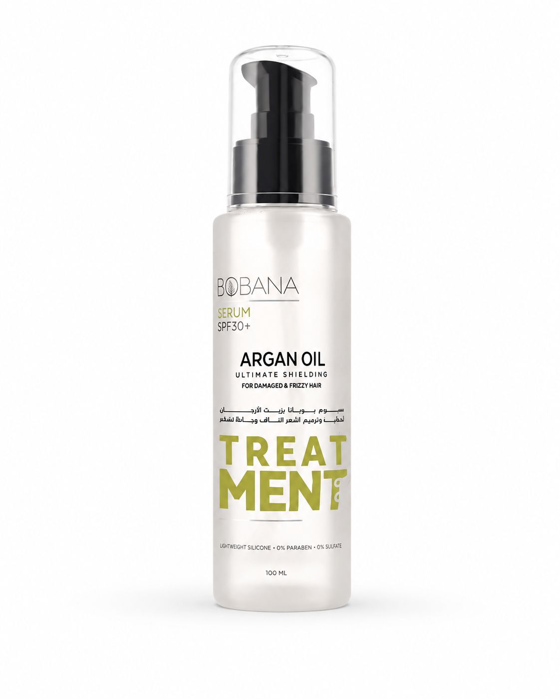 Bobana Hair Serum Spf 30+ With Argan Oil 100Ml Ultimate shielding for damaged frizzy hair