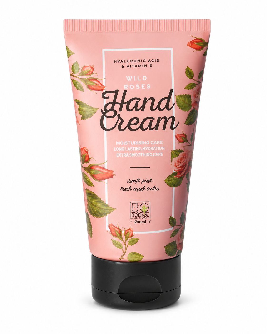 Bobana Hand Cream With Wild Roses, 50 Ml | كريم يدين ماء الورد