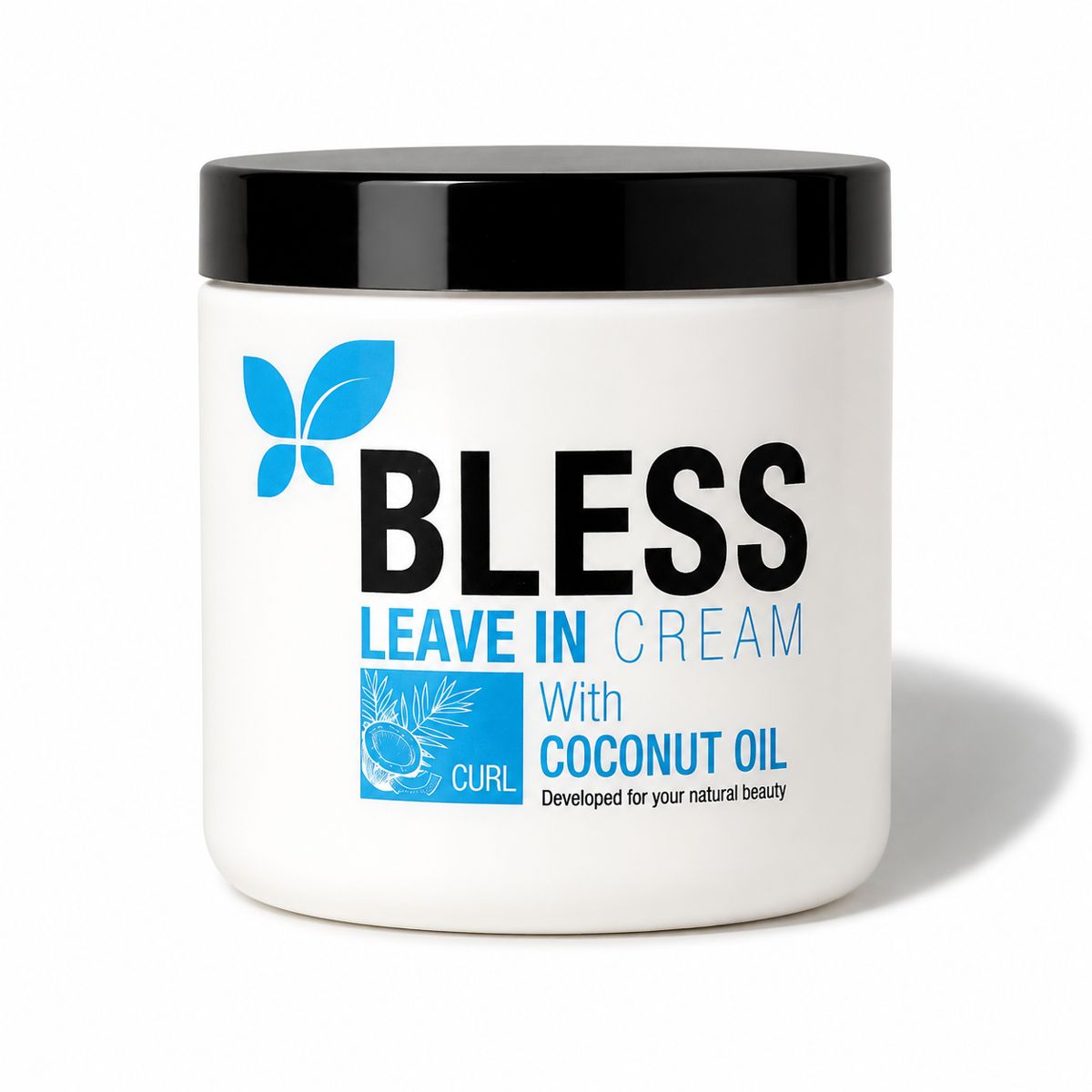 Leave In Cream With Coconut Oil 450Ml | كريم شعر بدون شطف جوز الهند