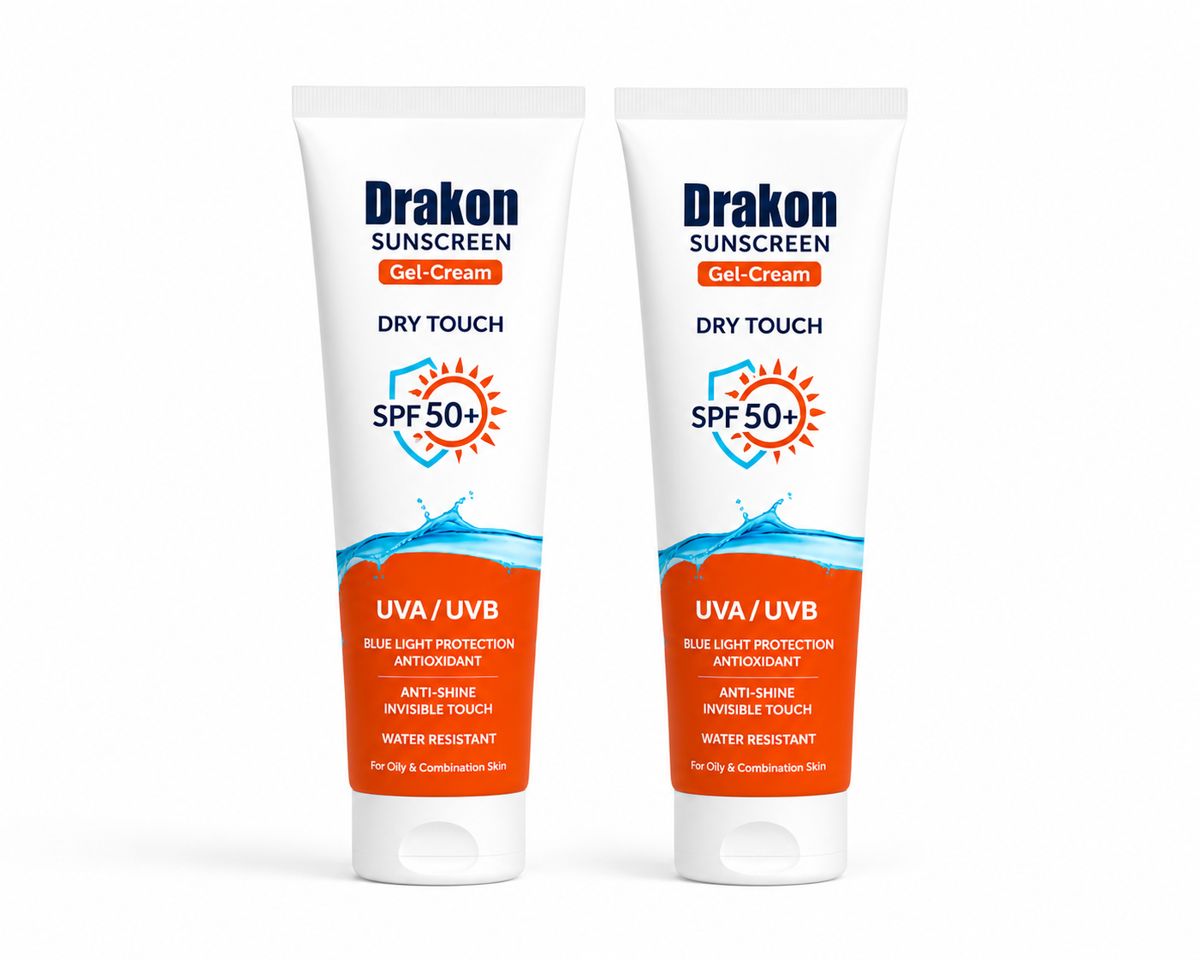 Sunscreen Gel Cream Spf 50+ 1+1 Special Offer 60Gm | واقي شمس بعامل حماية 50+