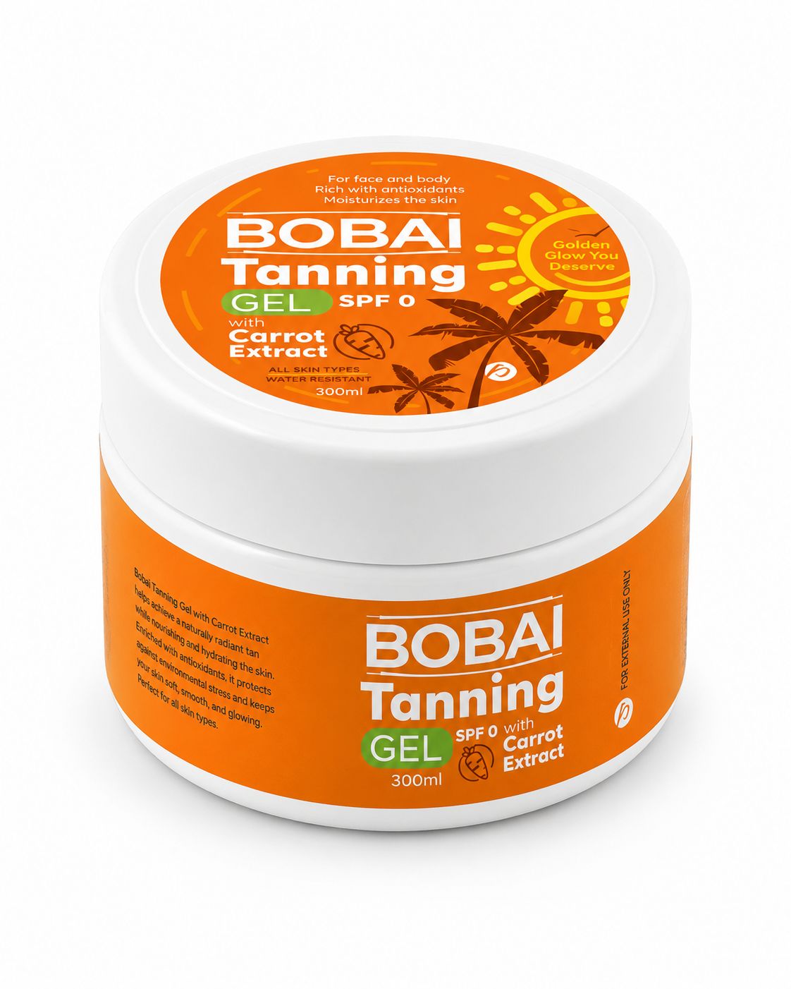 Bobai Tanning Gel Spf 0 With Carrot Extract
