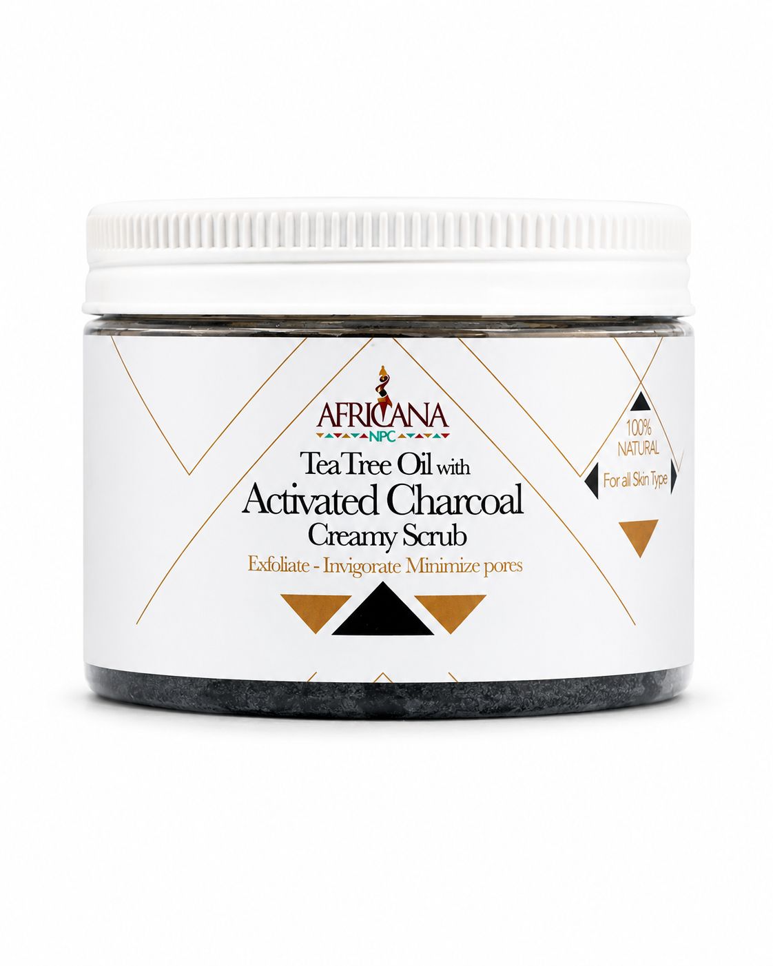 Tea Tree Oil With Activated Charcoal Creamy Scrub 120Gm | مقشر جسم فحم نشط شجرة الشاي