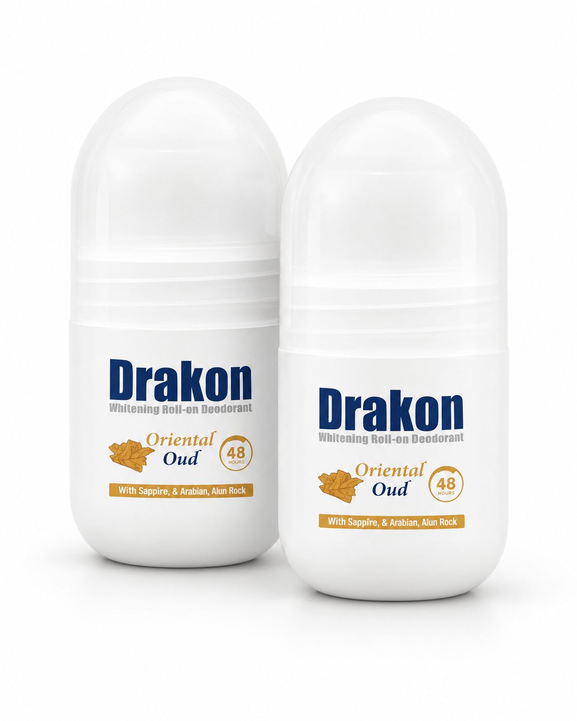 Drakon Whitening Roll-On Deodorant Oriental Oud 50Ml 1+1 | مزيل عرق تفتيح