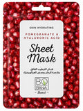 Skin Hydrating Pomegranate & Hyaluronic Acid 1  Sheet Masks | ماسك وجه حمض الهيالورونيك ترطيب