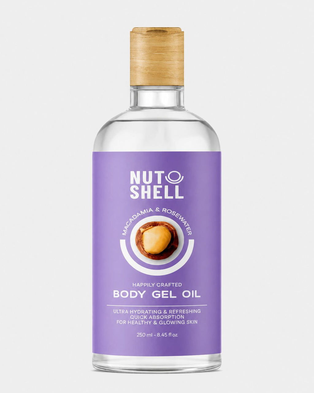 Macadamia & Rose Water Body Gel Oil 250Ml