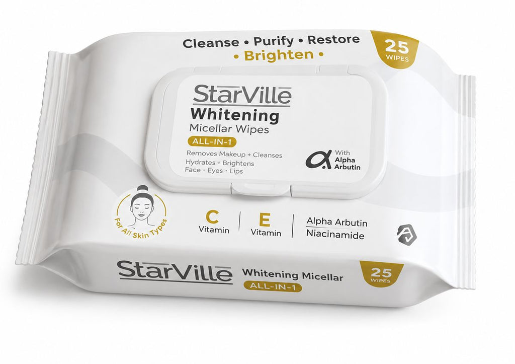 StarVille Whitening Micellar Water Wipes 25