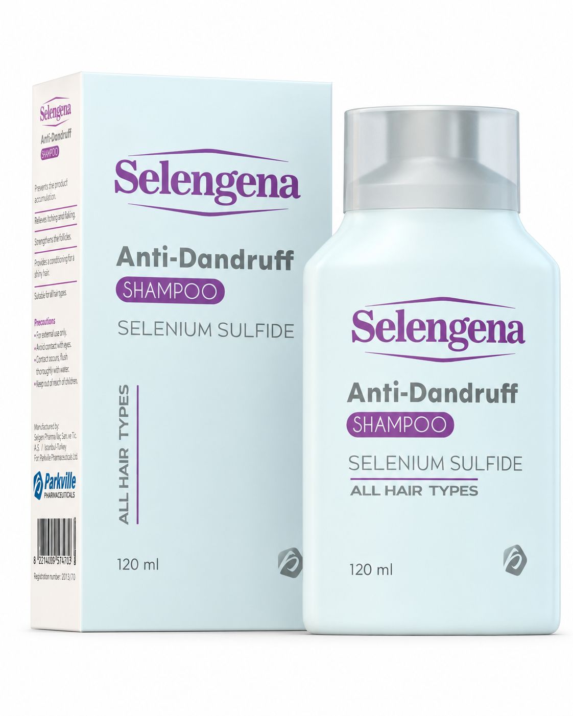 Anti-Dandruff Shampoo With Selenium Sulfide 120Ml | شامبو ضد القشرة