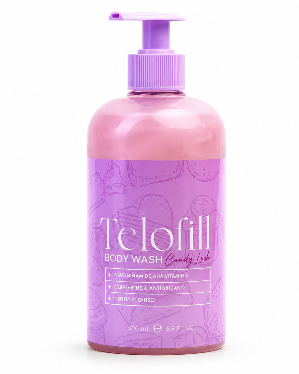 Body Wash Candy Lush 500Ml