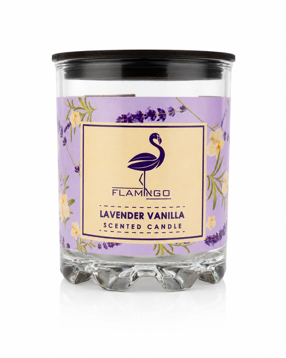 Lavender vanilla candle | شمعة معطرة لافندر فانيليا