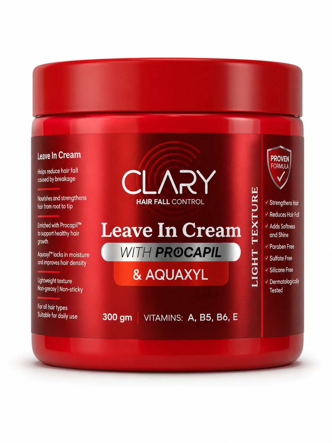 Leave In Cream With Procapil - 300Gm | كريم شعر بدون شطف