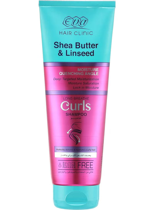 Eva Shea butter & lindseed curls shampoo