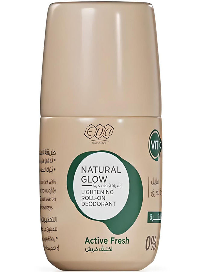 Natural Glow Lightening Roll On Deodorant - Active Fresh