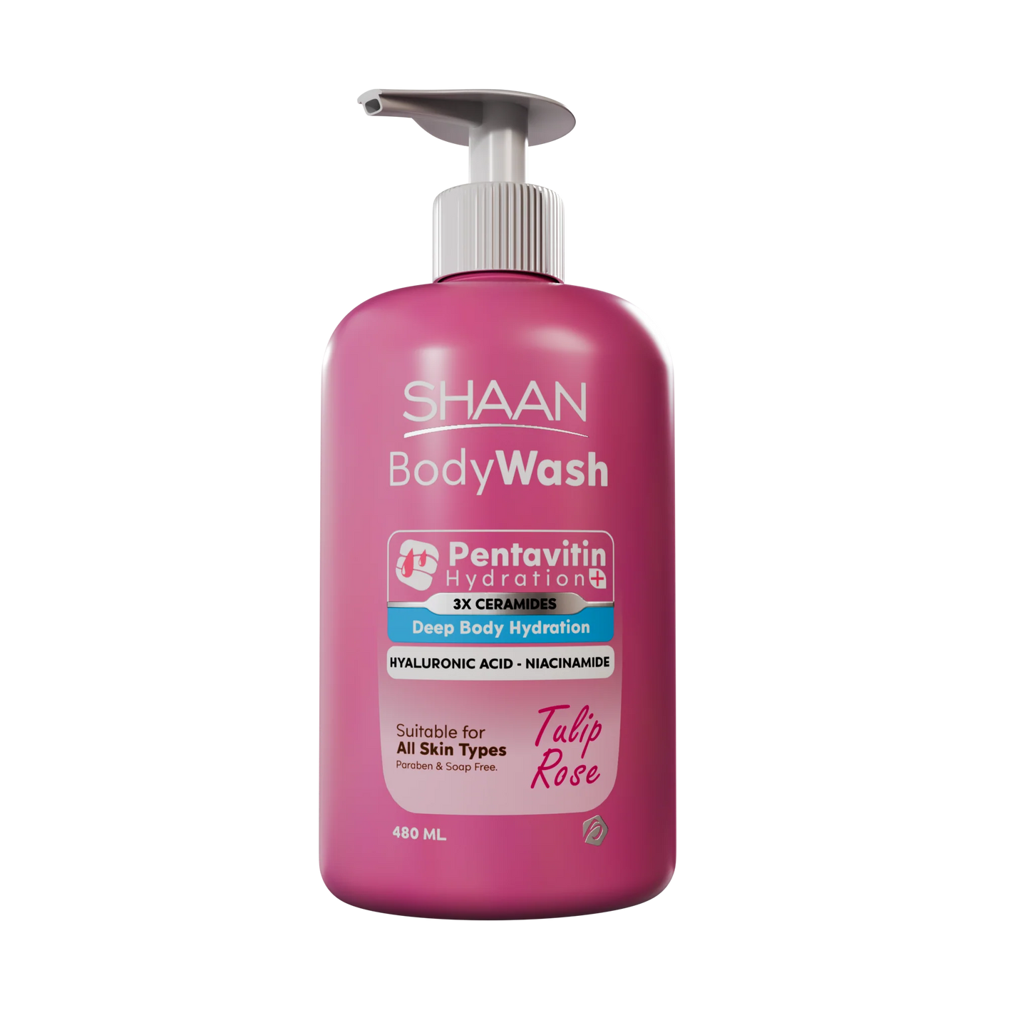 SHAAN Tulip Rose Hydrating Body Wash 480 Ml