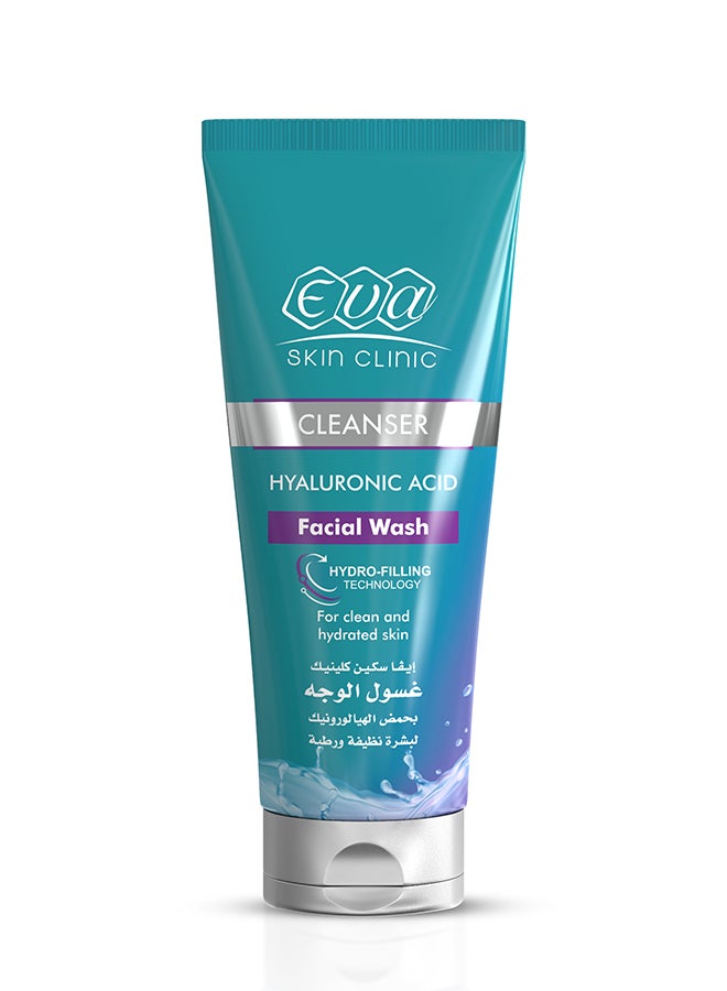 Hyaluronic acid facial wash cleanser 160ml
