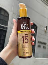 Sun&Sea Shimmer Tanning Oil 15Spf 200Ml