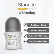 Starville Whitening Roll On Fragrance Free 60 ml