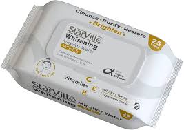 StarVille Whitening Micellar Water Wipes 25