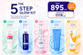 The 5 step glow kit