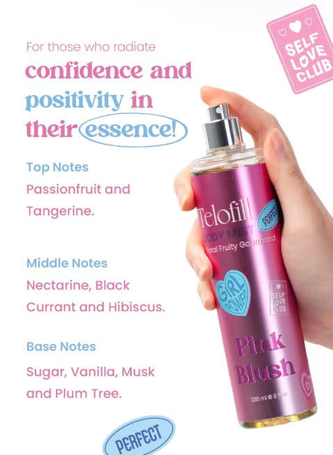Telofill Body Mist Floral Fruity Gourmand Pink Blush 236Ml